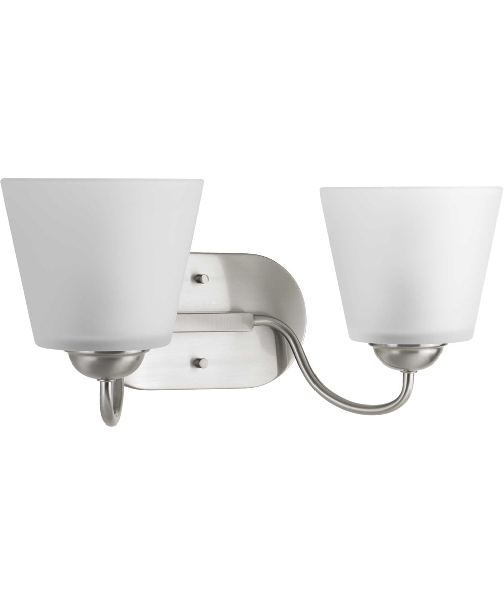 Arden 2-Light Bath & Vanity Brushed Nickel