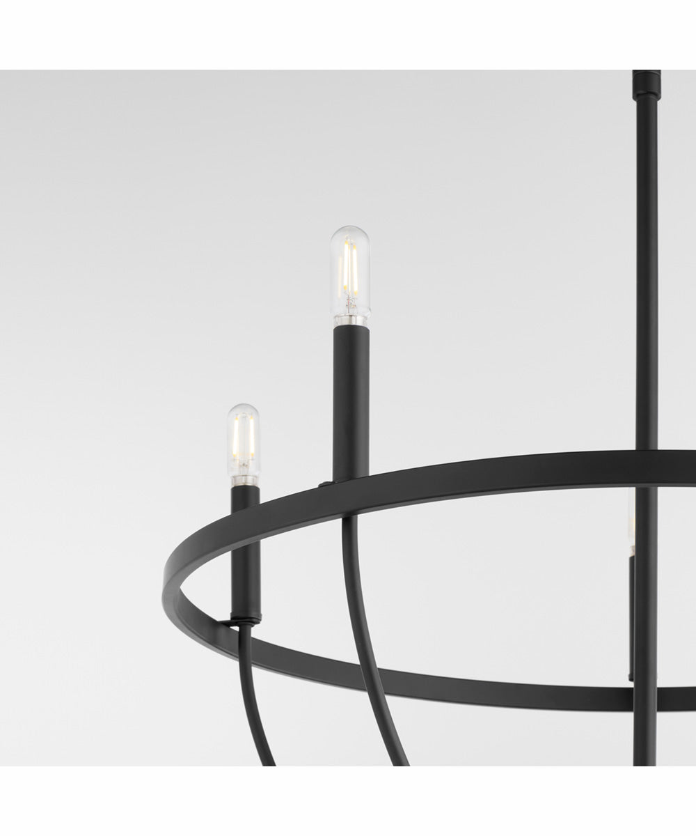 Tribute 5-light Chandelier Matte Black