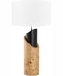 Kincaid 29.5'' High 1-Light Table Lamp - Natural Burl - Includes LED Bulb