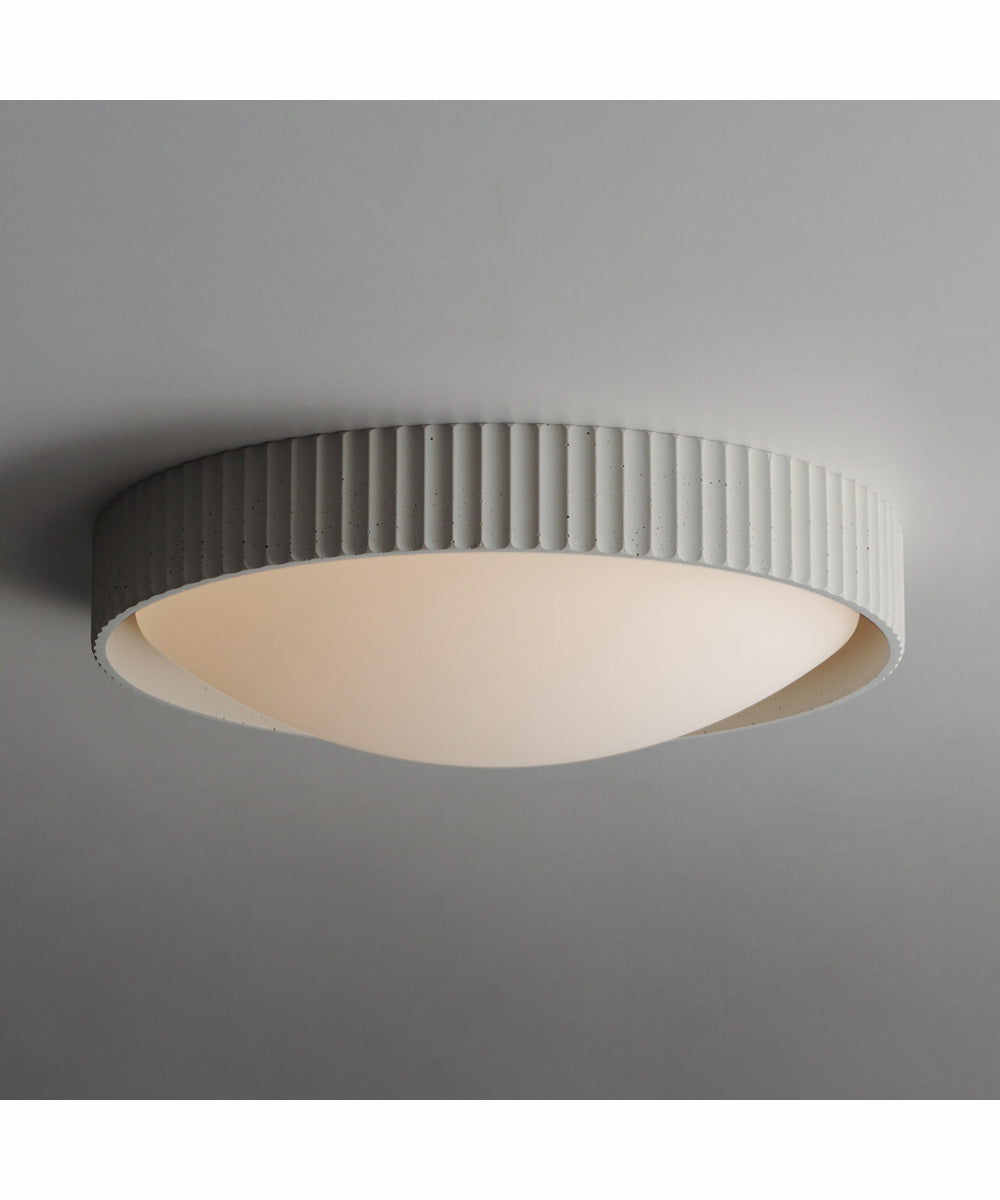 Souffle 18 inch LED Flush Mount Chaulk White