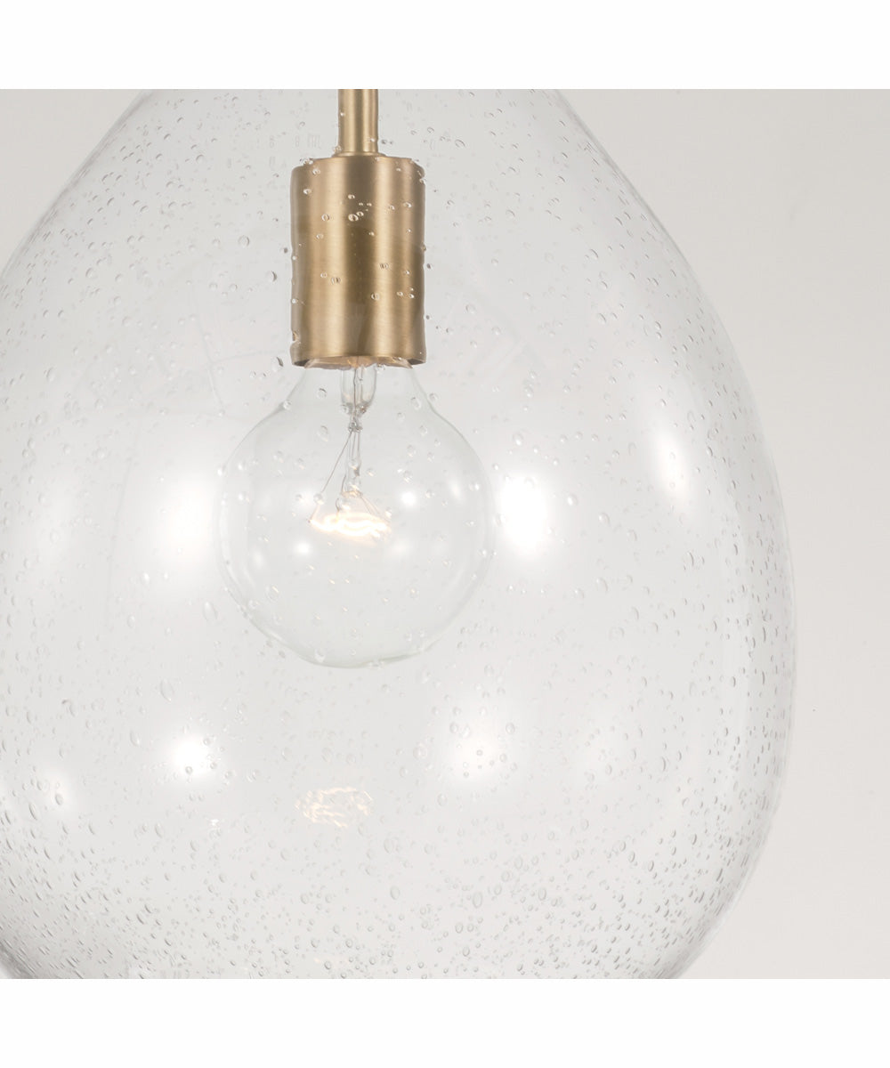 Brentwood 1-Light Pendant Aged Brass