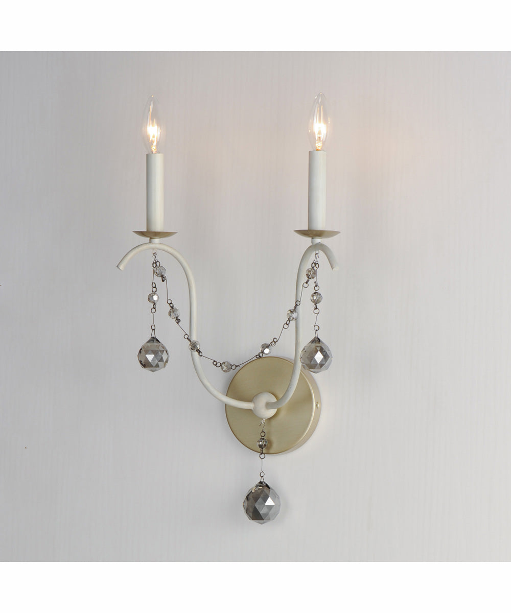 Formosa 2-Light Wall Sconce Ecru/Venetian Gold
