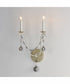 Formosa 2-Light Wall Sconce Ecru/Venetian Gold