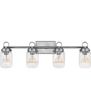 Penley 4-Light Four Light Vanity in Polished Nickel