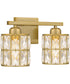 Gibson Medium 2-light Bath Light Aged Brass
