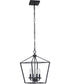 Flynt 4-Light Foyer Light Flat Black