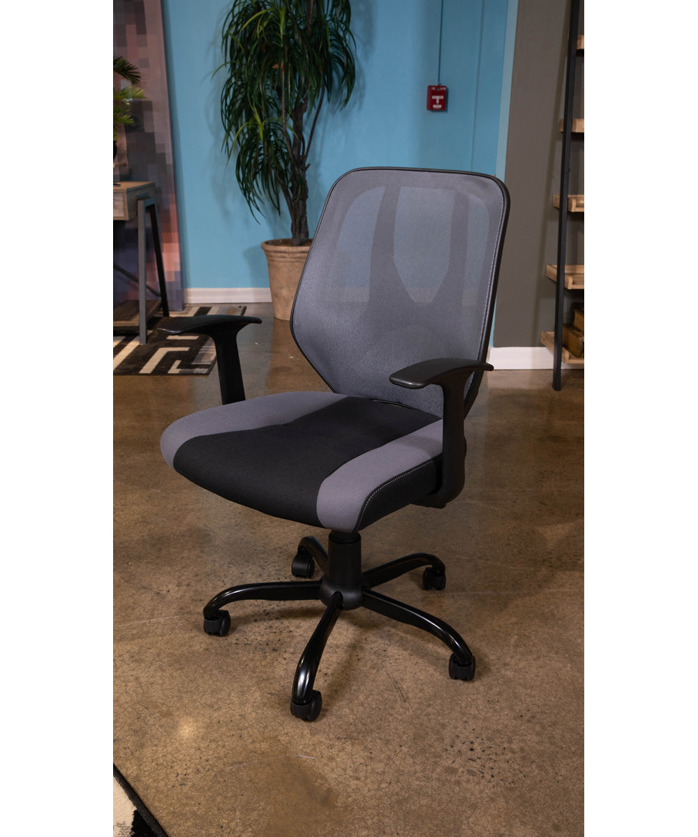 Beauenali Home Office Swivel Desk Chair Light Gray/Black