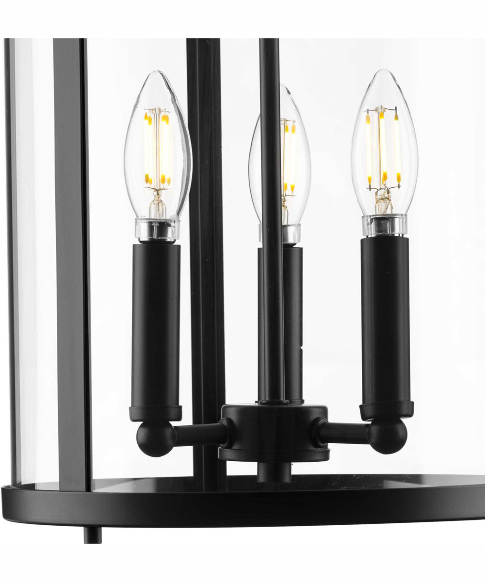 Gilliam 3-Light New Traditional Hall & Foyer Matte Black