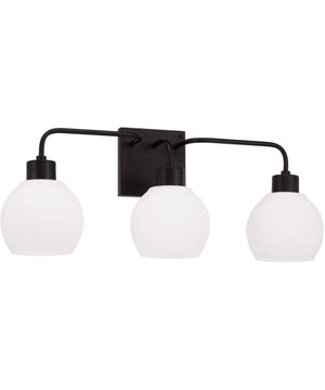 Tanner 3-Light Vanity Matte Black