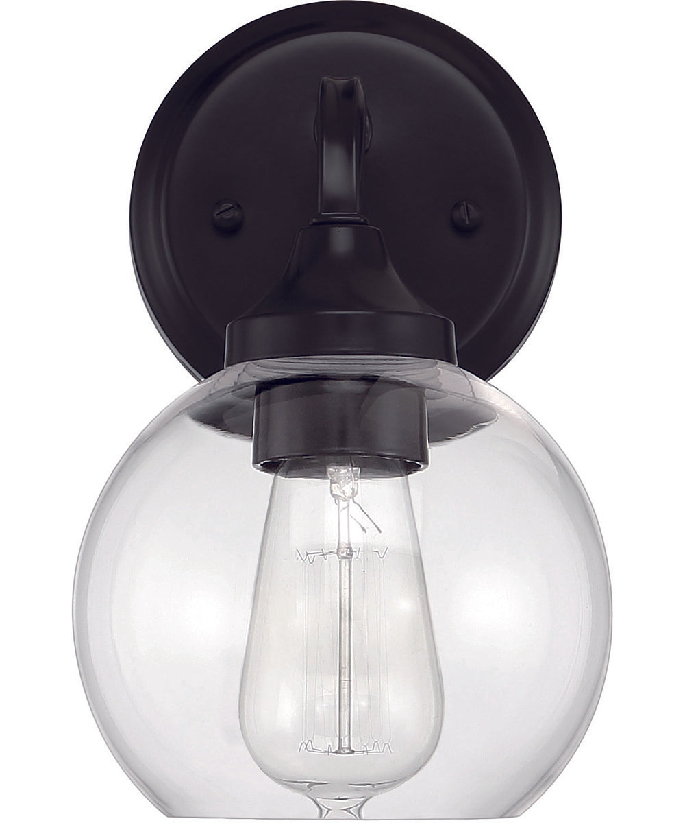 Glenda 1-Light Wall Sconce Flat Black