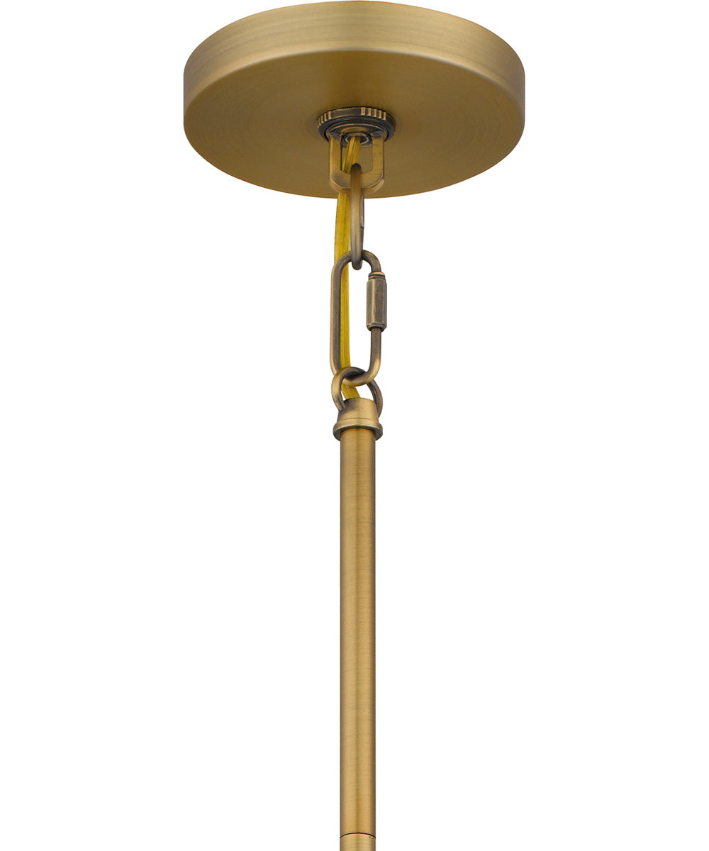 Quoizel Piccolo Pendant 1-light Mini Pendant Aged Brass