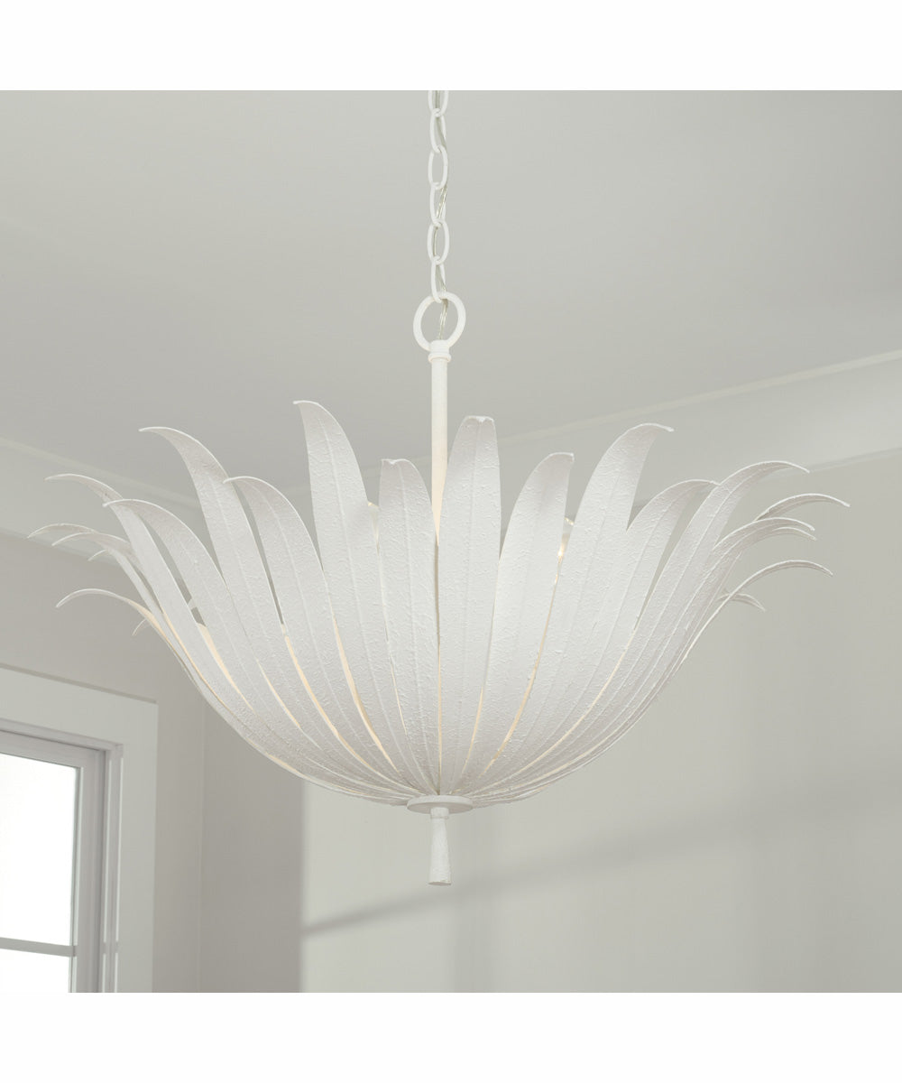 Eden 4-Light Pendant Textured White