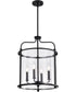 Yorktown 4-Light Pendant Matte Black