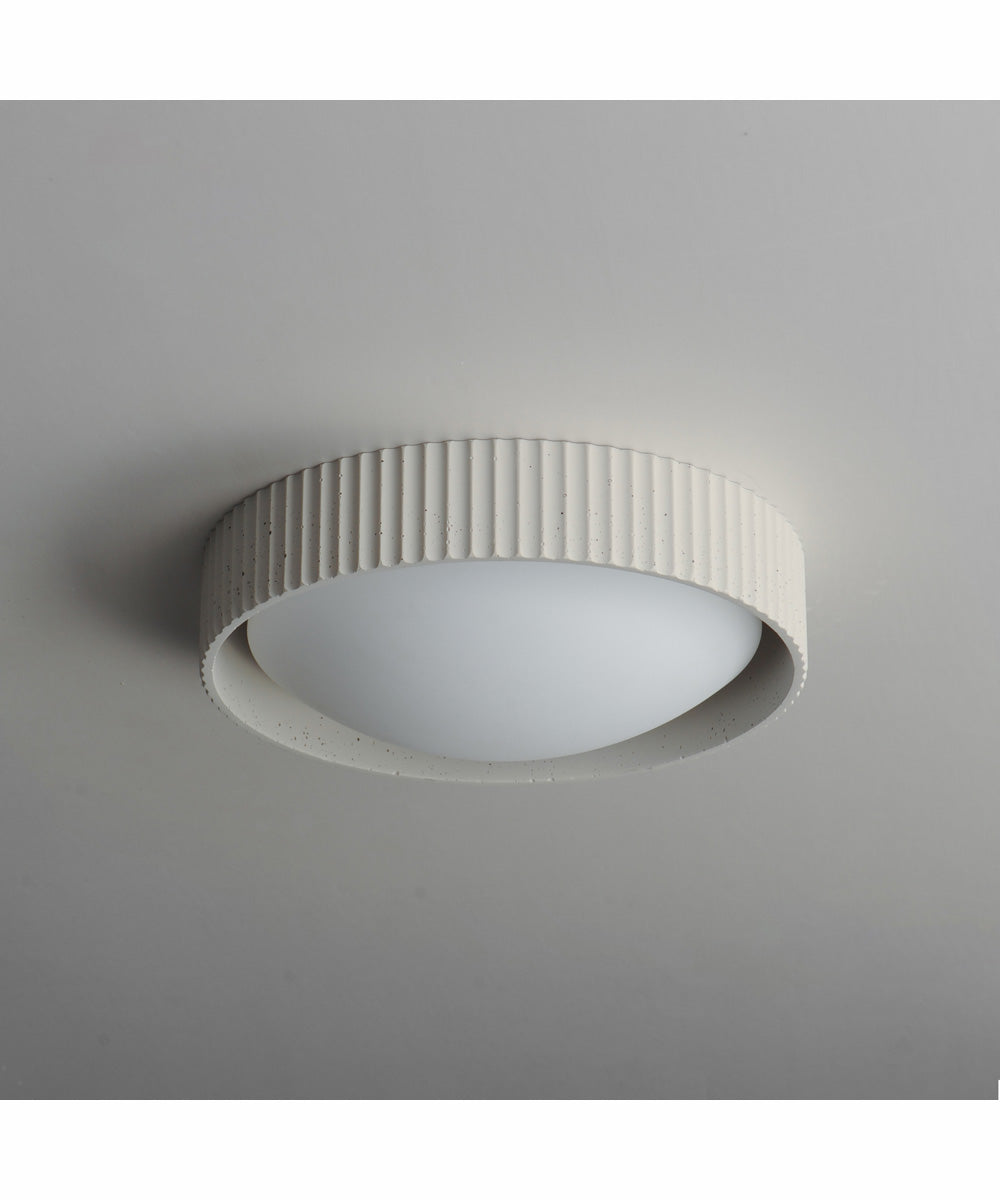 Souffle 14 inch LED Flush Mount Chaulk White