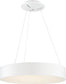 18"W Orbit 1-Light LED Pendant White
