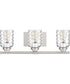 Cristal Large 3-light Bath Light Brushed Nickel