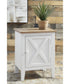 Gylesburg Accent Cabinet White/Brown