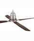 60" Ricasso 1-Light Ceiling Fan Brushed Polished Nickel