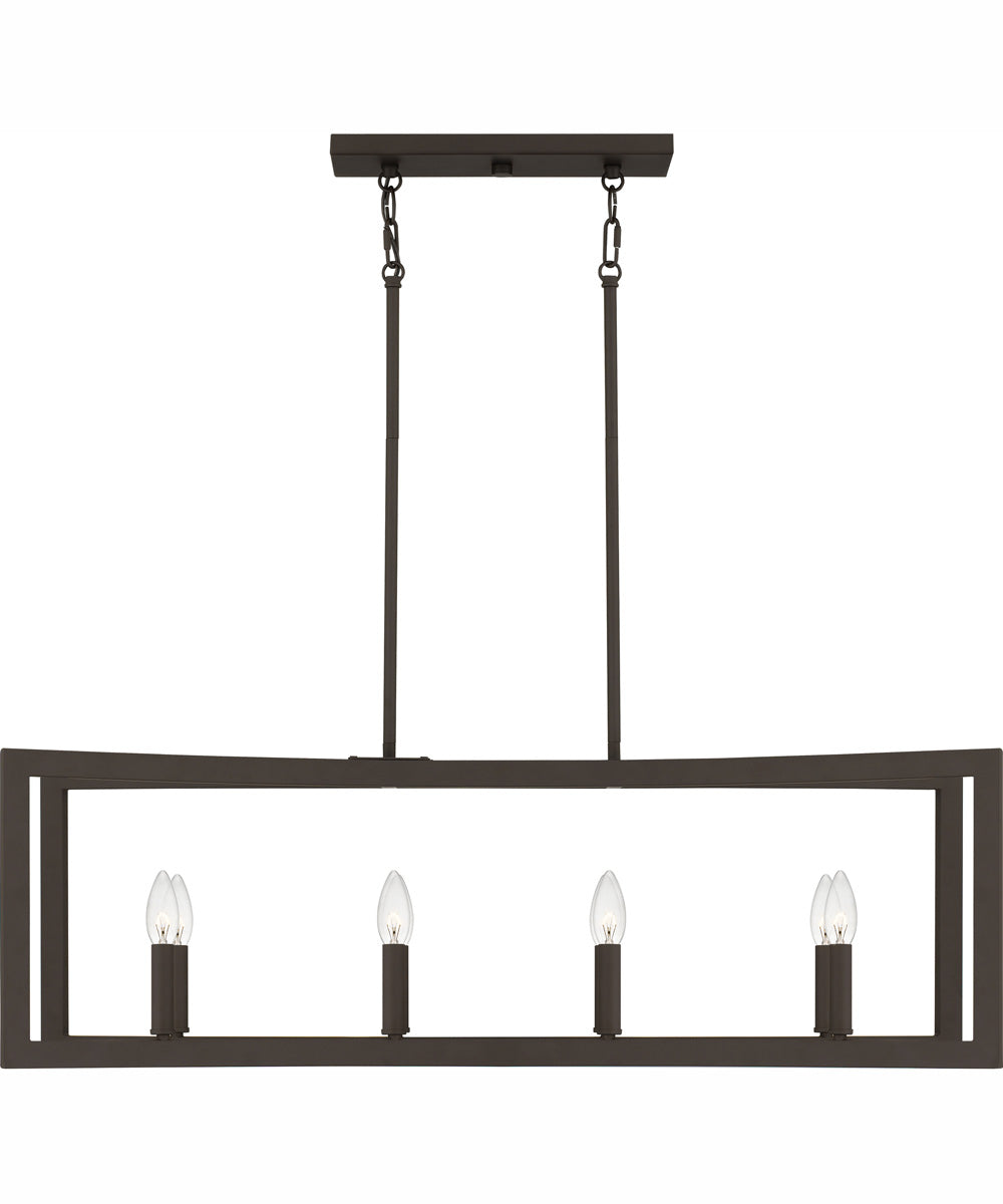 Beaufain Medium 8-light Island Light Old Bronze