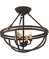 Sergeant 4-light Semi Flush Mount Western Bronze