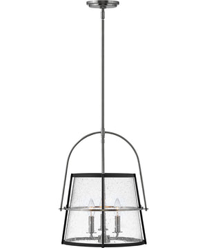 Tournon 3-Light Medium Pendant in Brushed Nickel