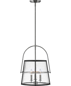 Tournon 3-Light Medium Pendant in Brushed Nickel