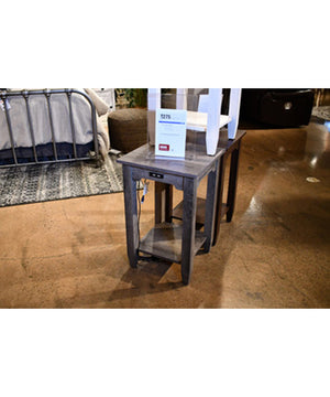 24"H Arlenbry Chair Side End Table Gray