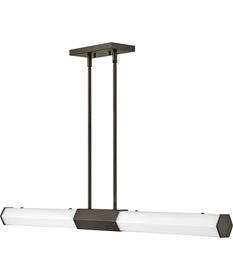 Facet LED-Light Medium LED Linear in Black Oxide