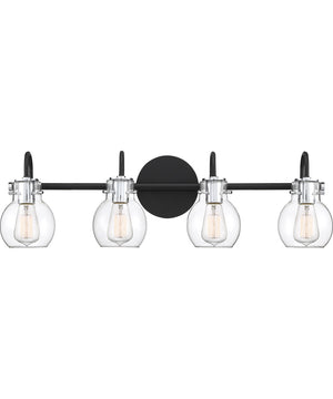 Andrews Extra Large 4-light Bath Light Earth Black