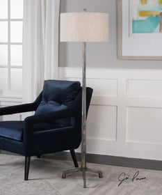 62"H Ivor Cast Iron Floor Lamp