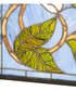 11"H x 25"W Magnolia Stained Glass Window