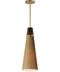 Sumatra 1-Light Pendant Natural Aged Brass