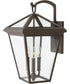 Alford Place 3-Light LED Large Outdoor Wall Mount Lantern in Oil Rubbed Bronze