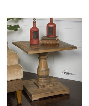 27"H Stratford Pedestal End Table