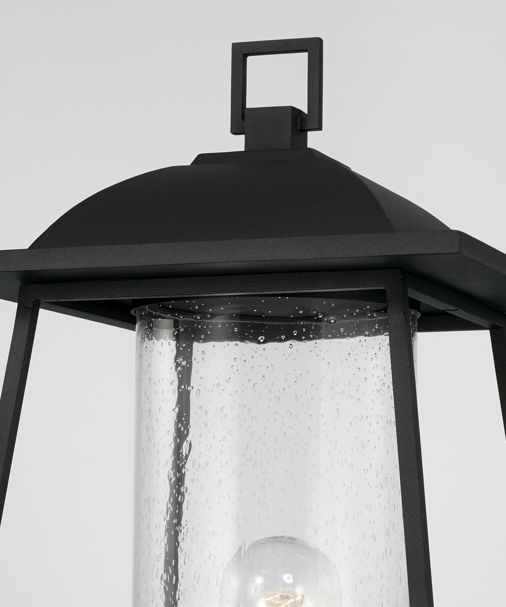 Durham 1-Light Outdoor Post-Lantern Rain or Shine - Black