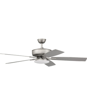 52" Pro Plus 112 Slim Light Kit 1-Light Specialty Ceiling Fan (Blades Included) Brushed Satin Nickel