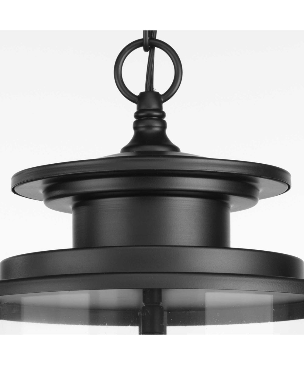 Squire 3-Light Hanging Lantern Matte Black