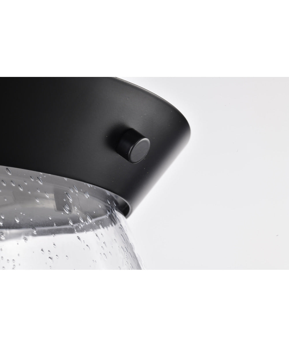 Boliver 3-Light Close-to-Ceiling Matte Black