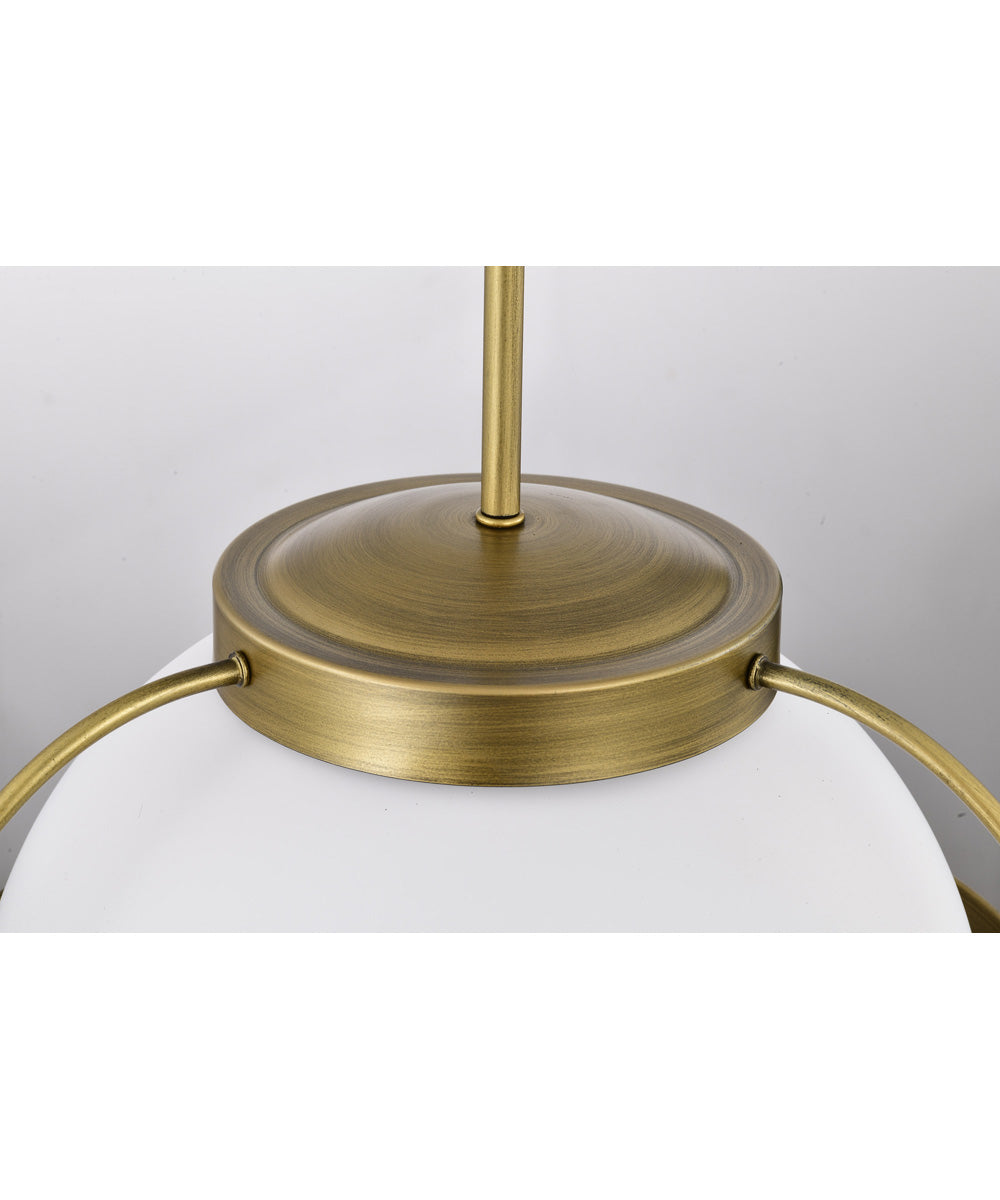 Lakeshore 1-Light Pendant Natural Brass