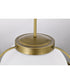 Lakeshore 1-Light Pendant Natural Brass