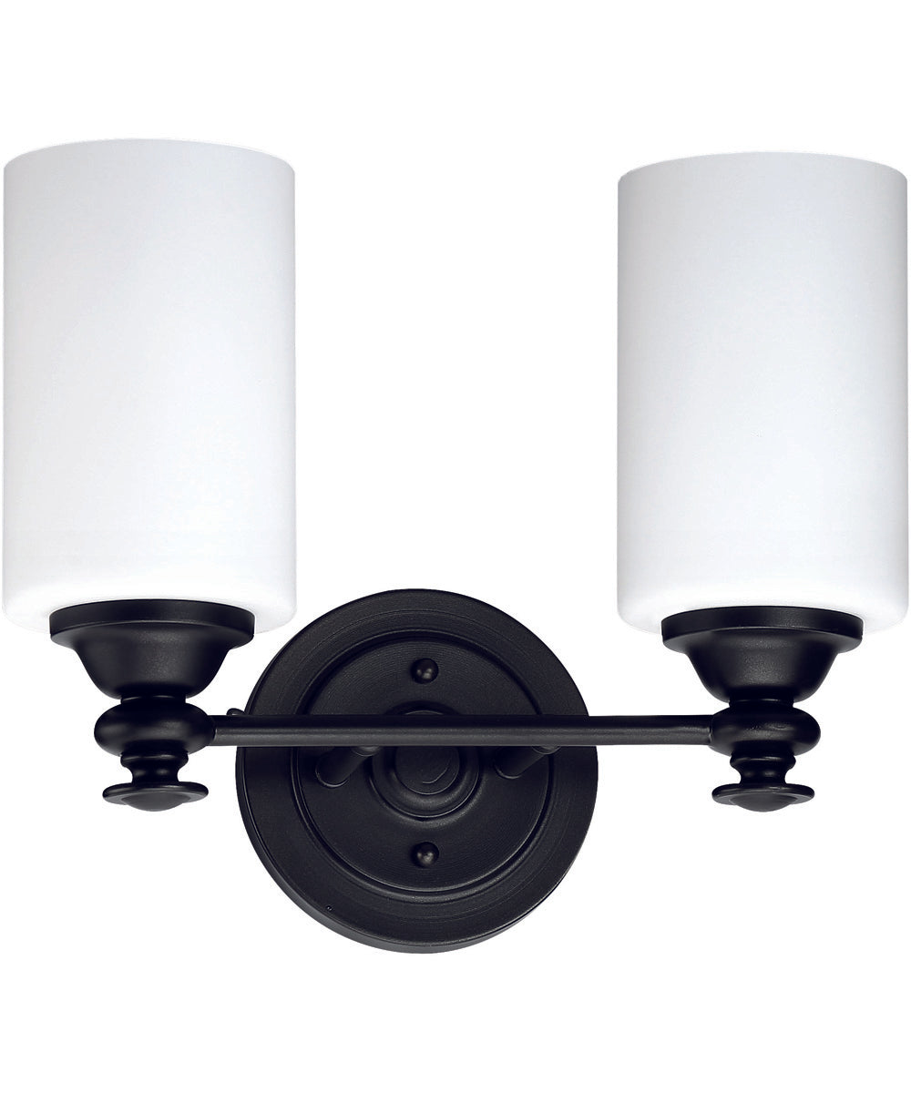 Dardyn 2-Light Bath Vanity Light Espresso