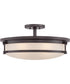 Sailor Extra Large 5-light Semi Flush Mount Western Bronze