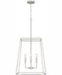 Prescott Large 4-light Pendant Brushed Nickel