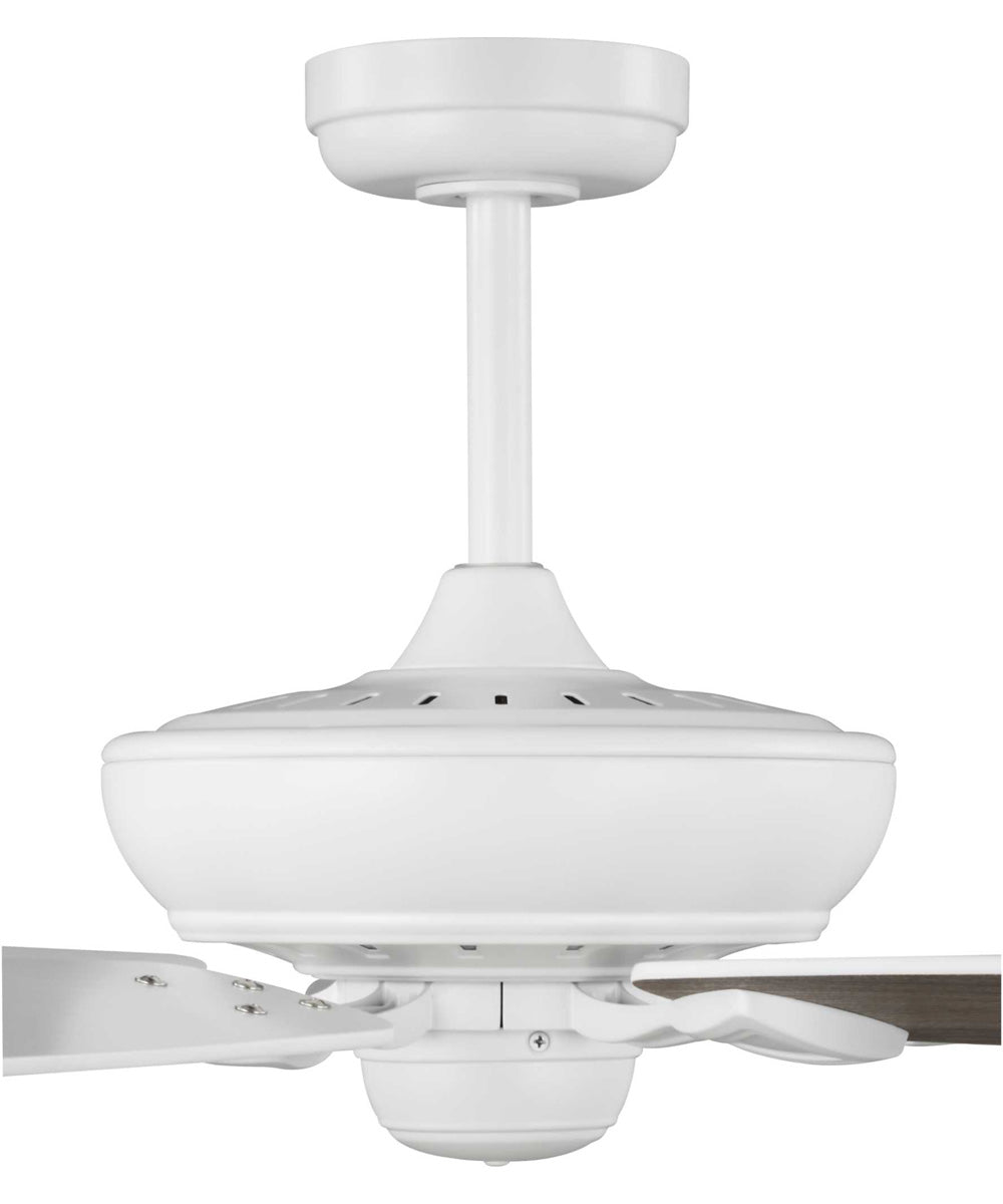 Kennedale 72-Inch 5-Blade DC Motor Transitional Ceiling Fan Driftwood/Matte White Satin White