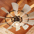 Windmill 1-light LED Ceiling Fan Light Kit Galvanized