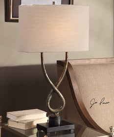 30"H Talema Aged Silver Lamp