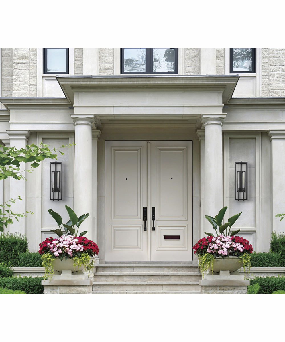 Catalina 2-Light XL Outdoor Up-Light Wall Sconce Dark Bronze