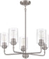 Stowe 5-Light Chandelier Brushed Polished Nickel