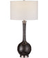 Cosmos Charcoal Glass Buffet Lamp