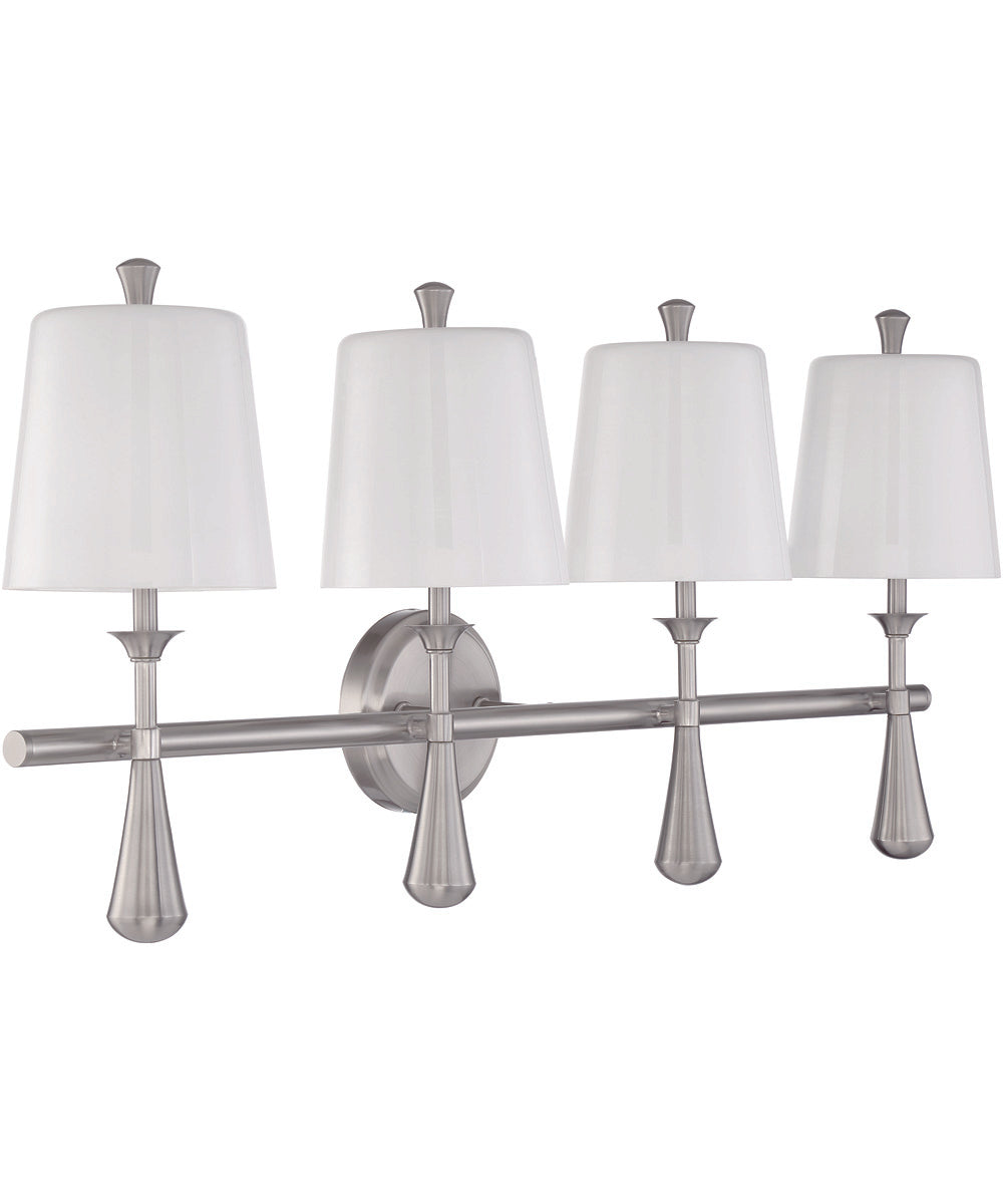 Palmer 4-Light Vanity Brushed Polished Nickel